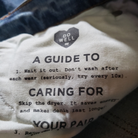 Madewell High-Rise Slim Boy Jean Size 27 - Picture 9 of 9